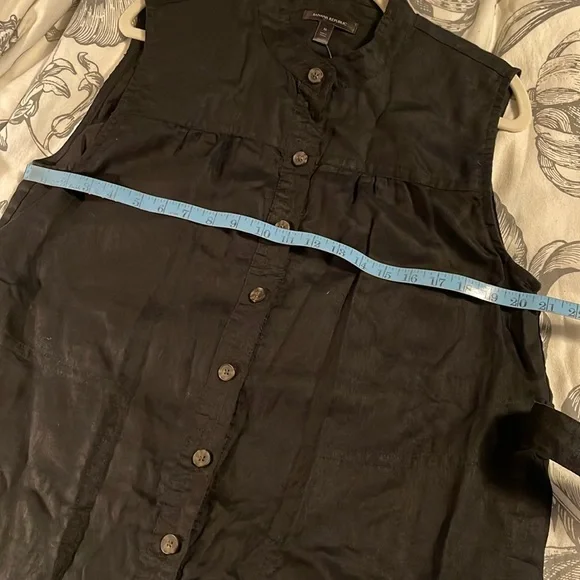 Banana Republic Linen Flounce Dress